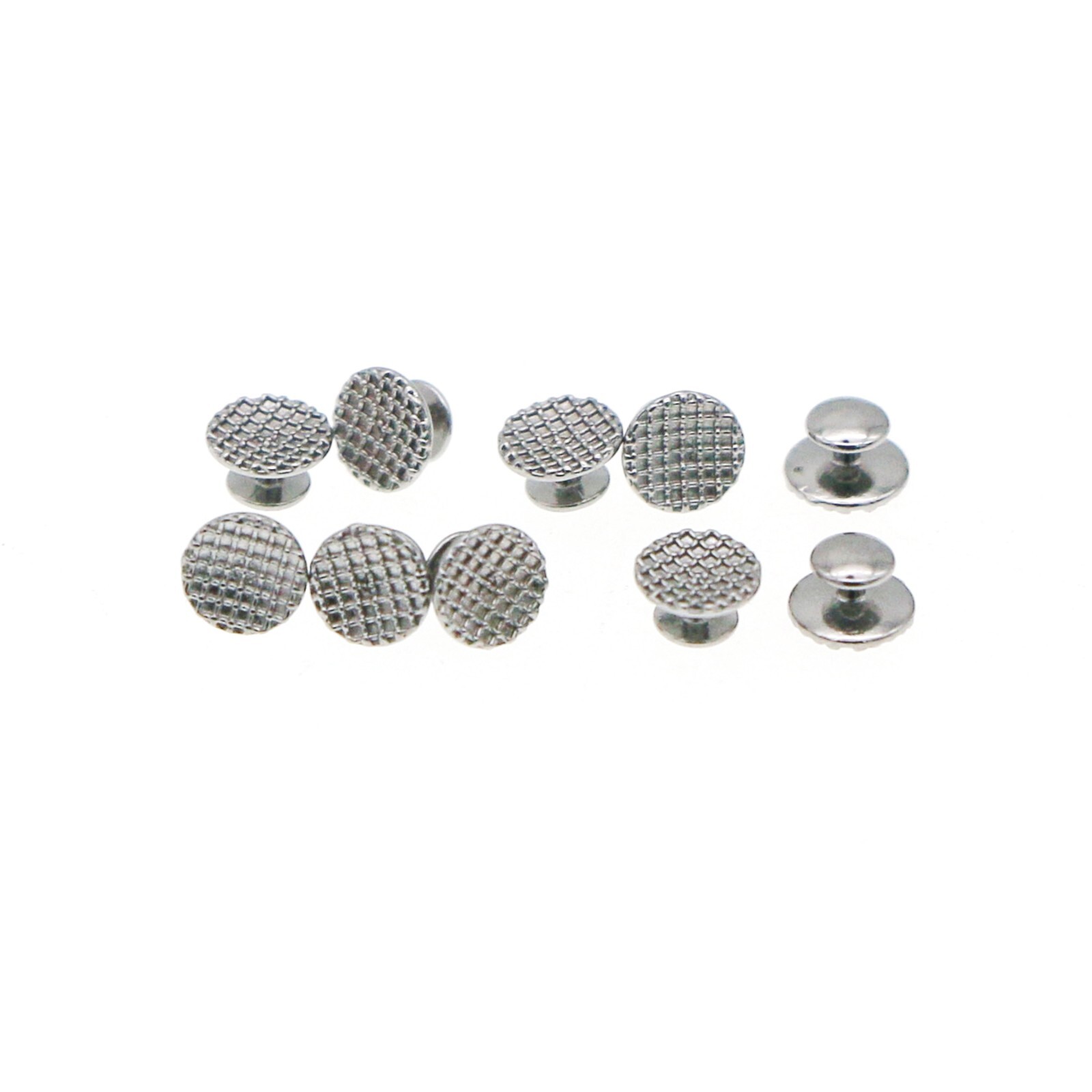 US 100Pcs Dental Ortho Lingual Buttons Ceramic/Metal Bondable Round Mesh Base