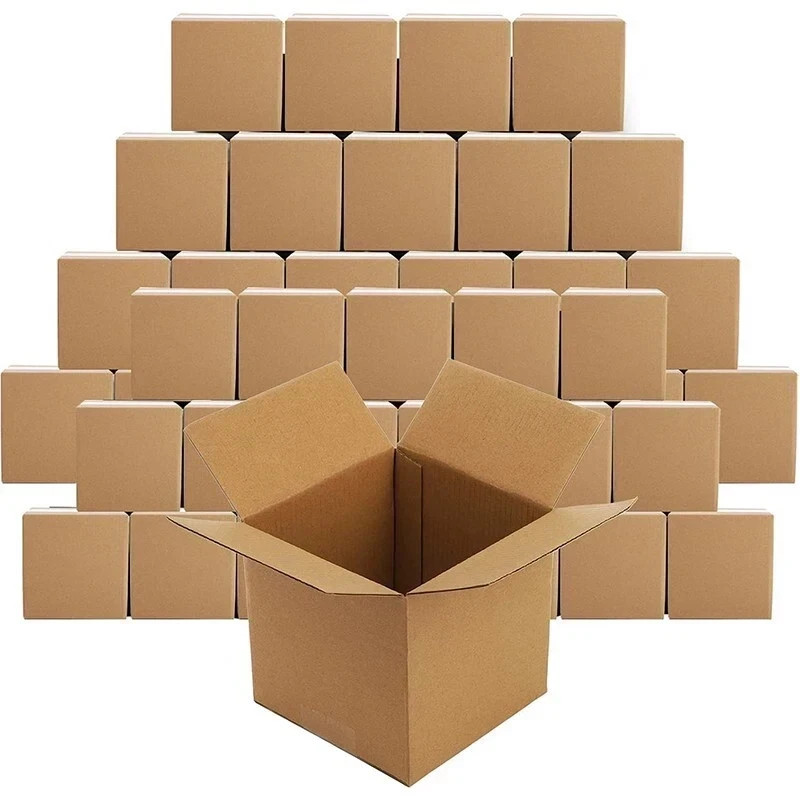 200 5x5x5 Cardboard Paper Boxes Mailing Packing Shipping Box Corrugated Carton