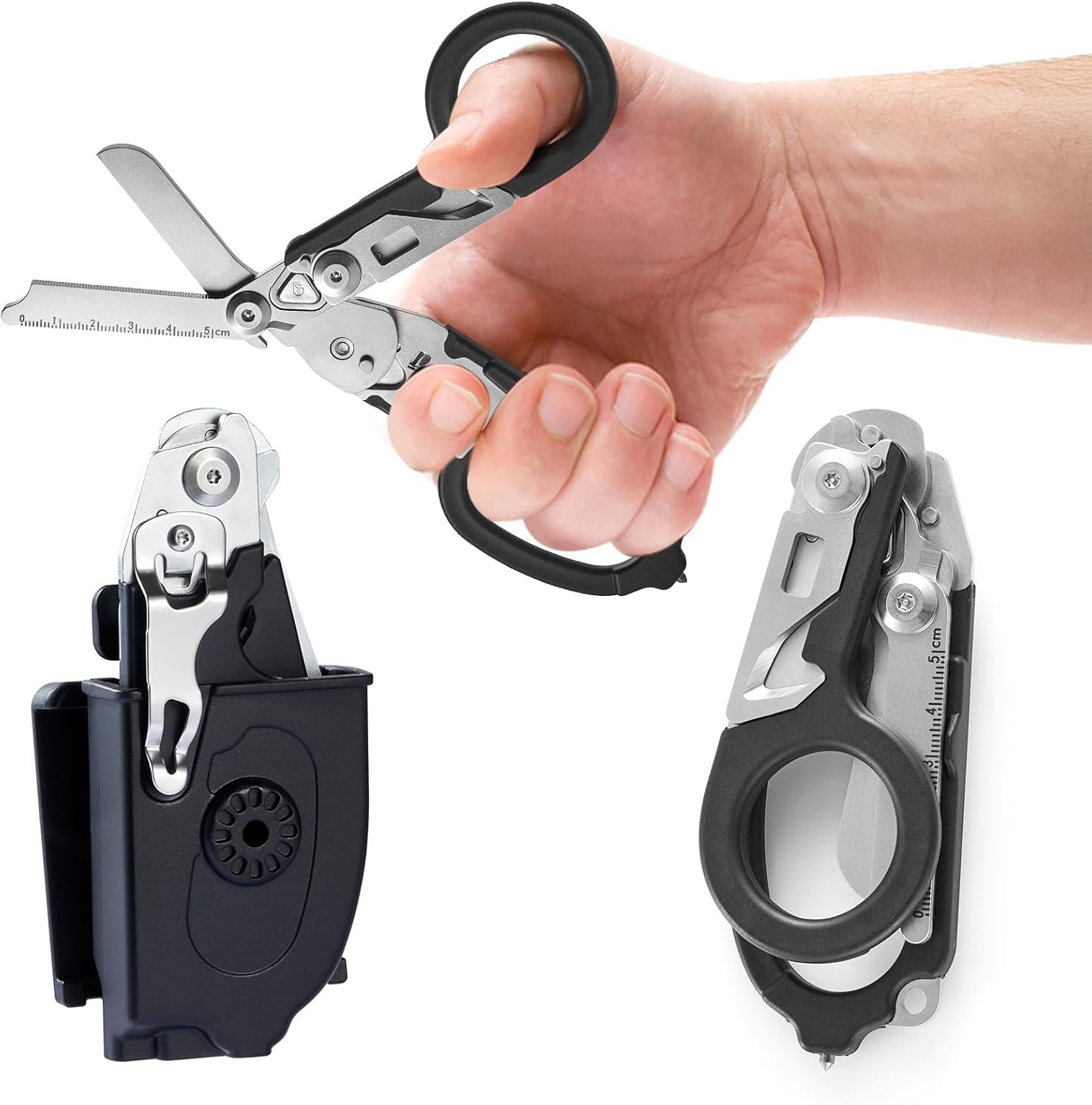 Emergency Trauma Shears Medic Emt Heavy Duty Multi Purpose Shears Black Handle
