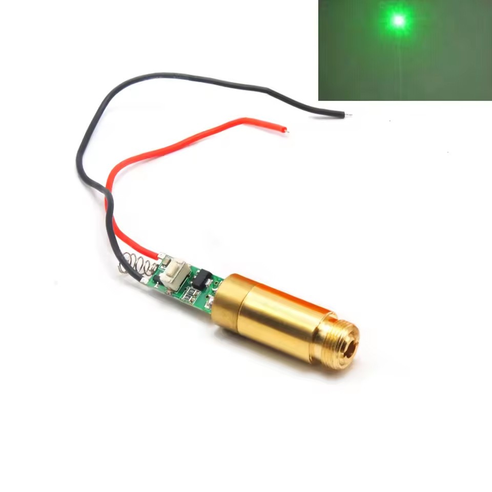 532nm 10/30/50/100mW Green Focus Dot Laser Diode Module DIY Industrial Projects
