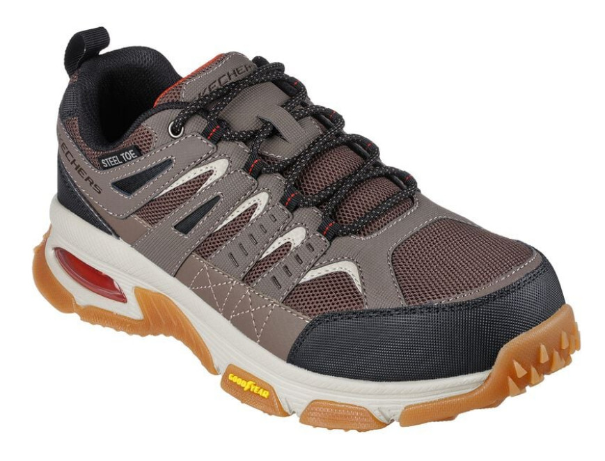 Skechers Men’s Slip Resistant Steel Toe EH Work Shoe 200140