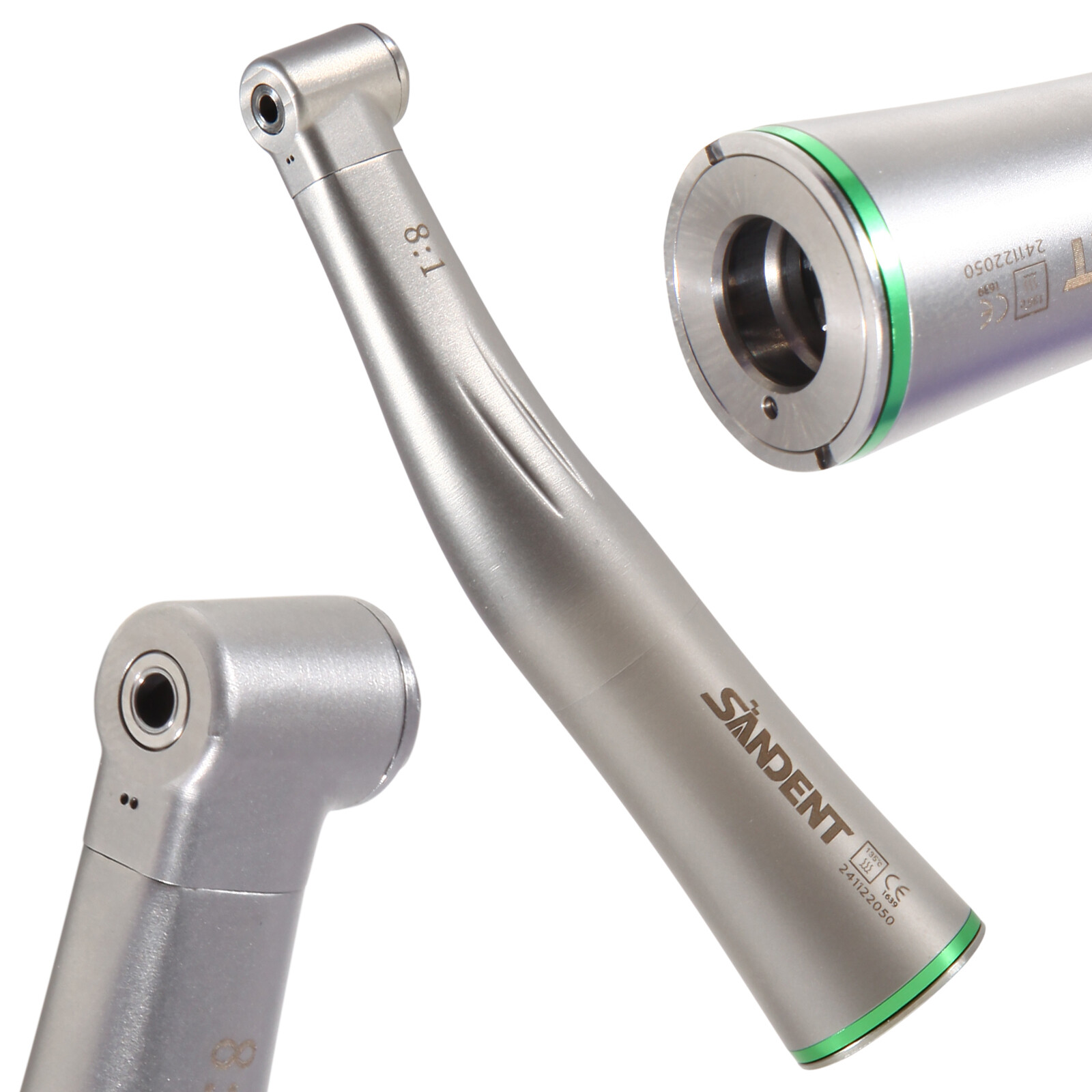 Dental 8:1 Endo Handpiece For Promark Endodontic Motor Contra Angle Push Button