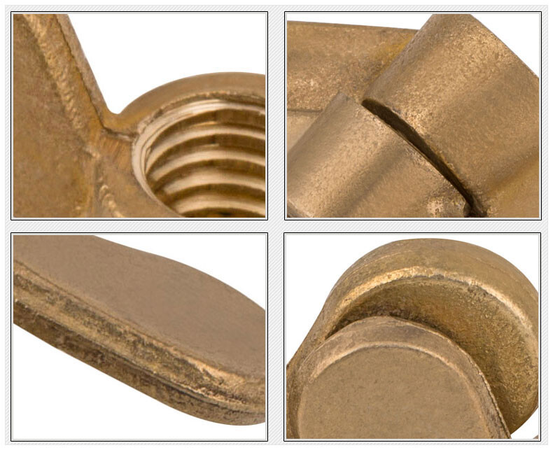 3MM 4MM 5MM 6MM 8MM 10MM 12MM Solid Brass Wing Nut Wingnut Butterfly Thumb Nuts