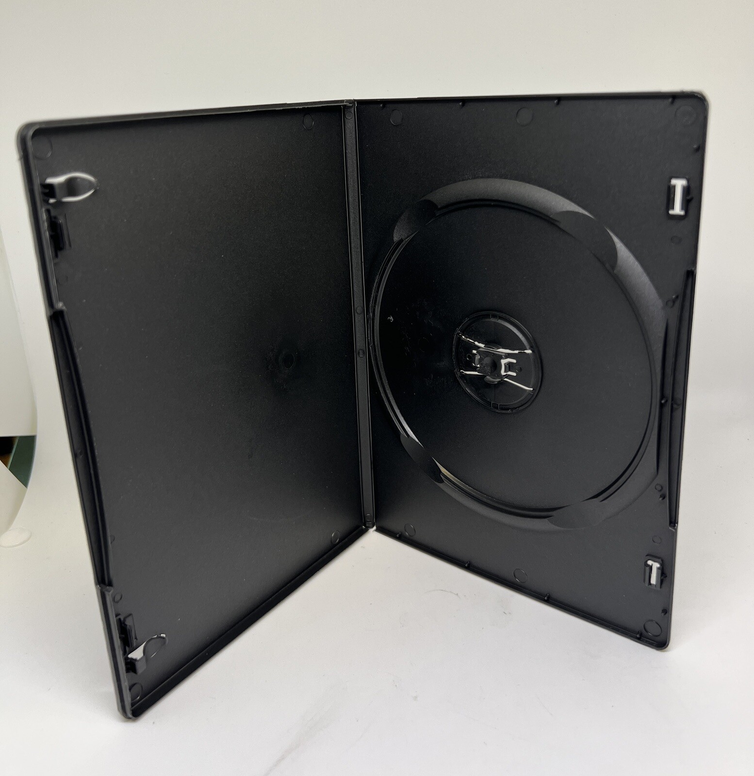 10 PCS NEW SLIM 7MM SINGLE DVD CASE, BLACK, WITH SLEEVE, S7M-AMR, MADE IN US