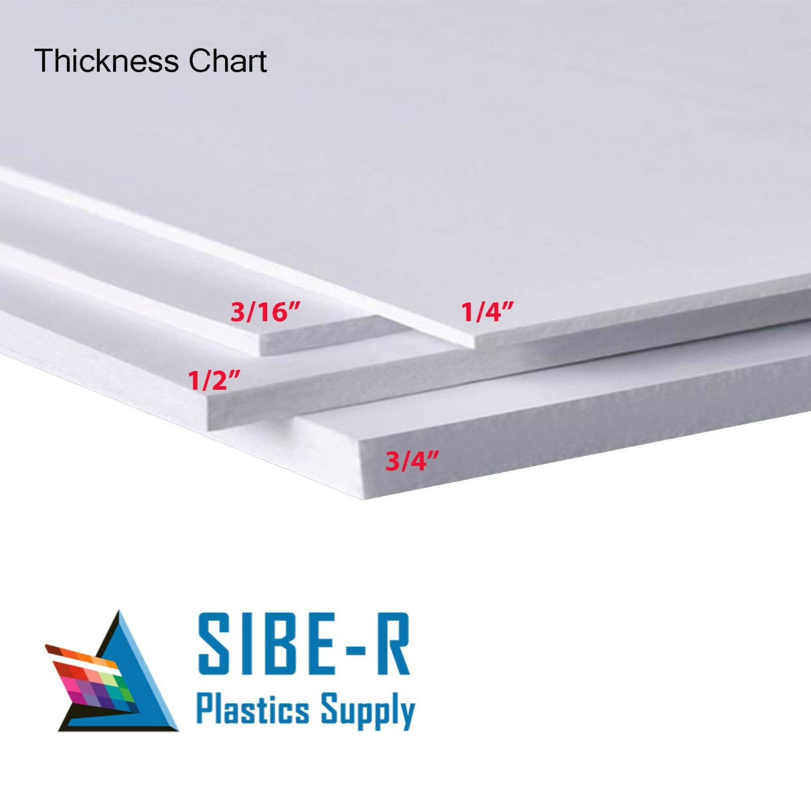 HDPE (High Density Polyethylene) 1/8″ x 6″ x 12″ Natural Plastic Sheet