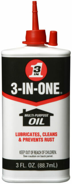 3 in One 10035 Multi purpose OilLubricant WD40 Precision Drip Bottle 3oz