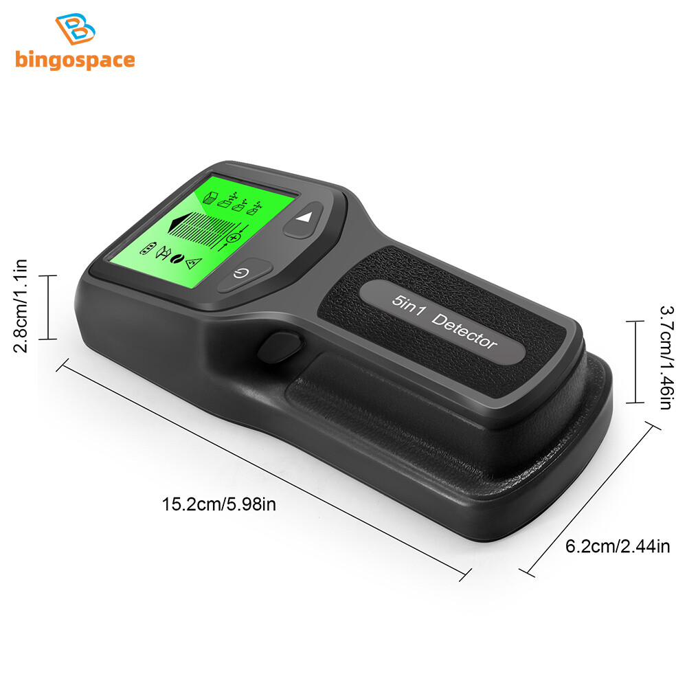 5-in-1 Stud Finder Metal Pipe Sensor Wire Detector Multifunctional Wall Scanner