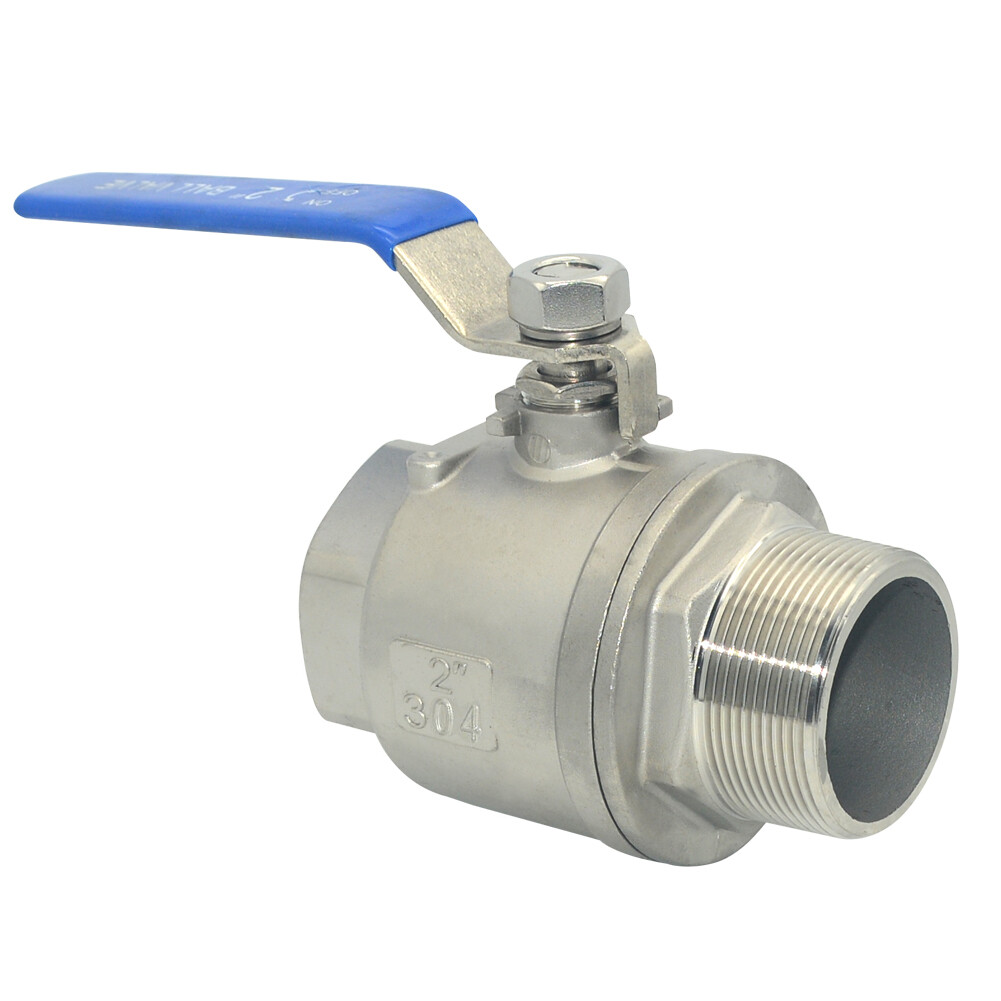 US Stock 2″ inch NPT threaded MALE to Female Full Port Ball Valve Stainless 304