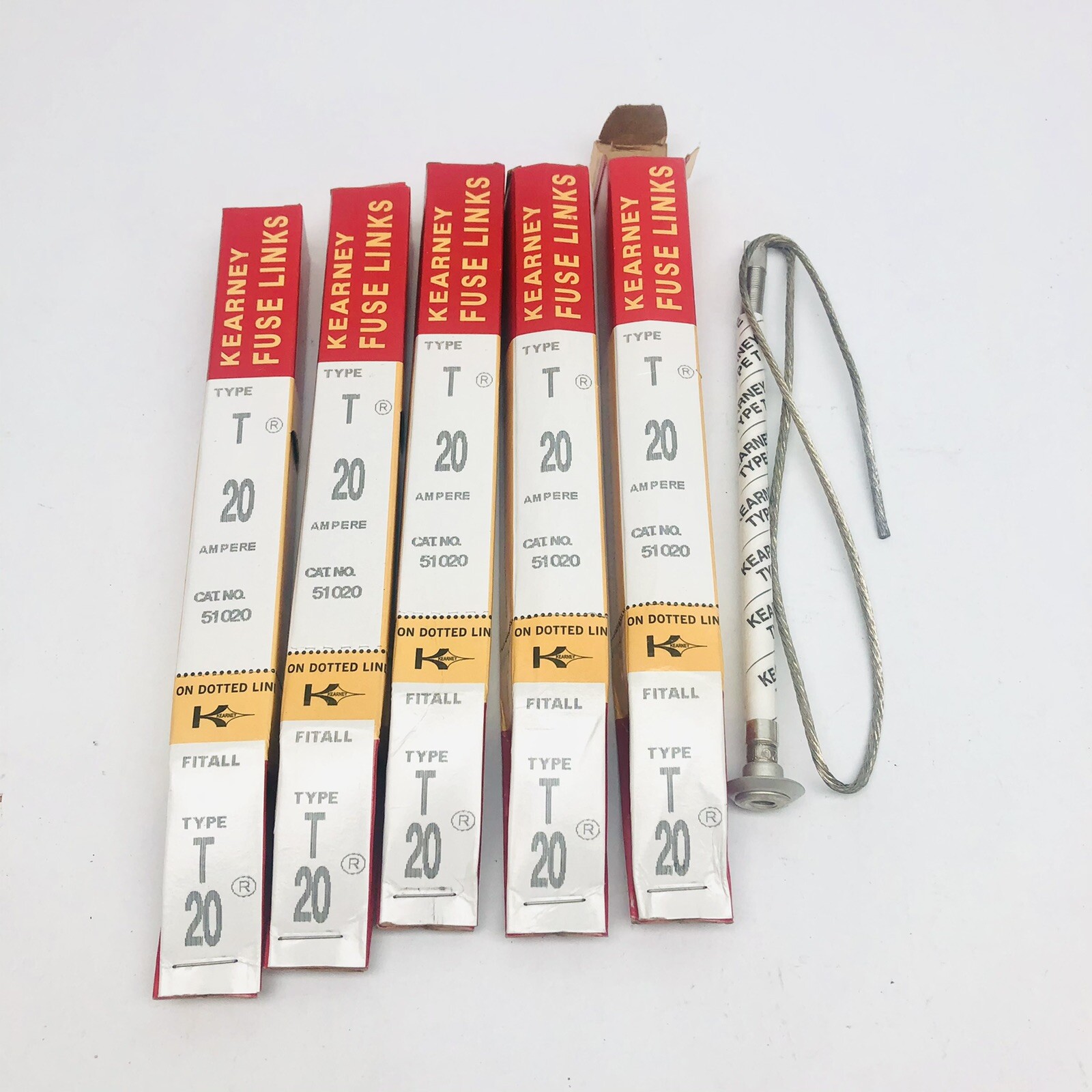LOT OF 5 KEARNEY TYPE T 20 AMPERE 51020