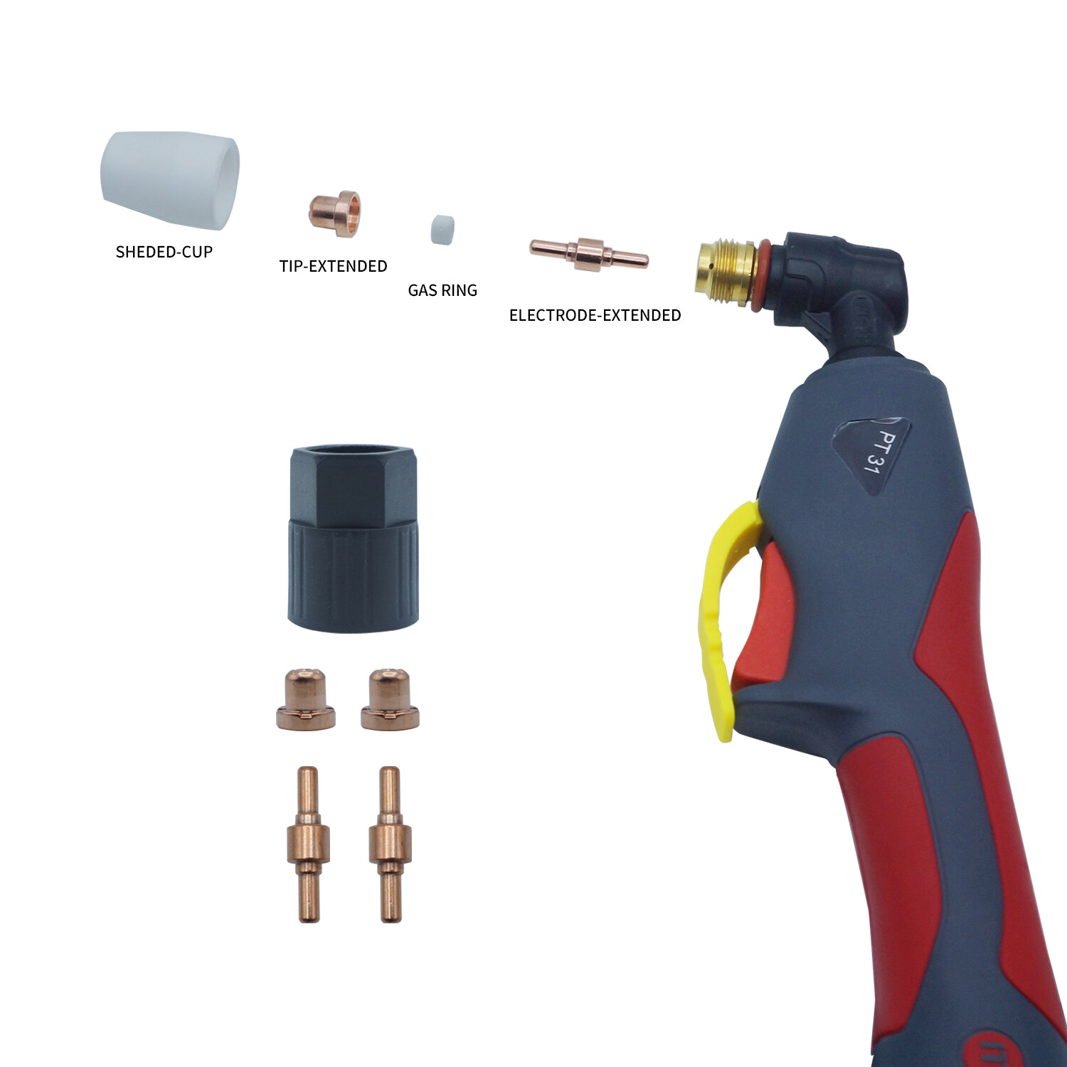 Plasma Cutter Torch PT31 Cutting Torch 40A 16Ft Duty Cycle 60% Plasma Cutter USA