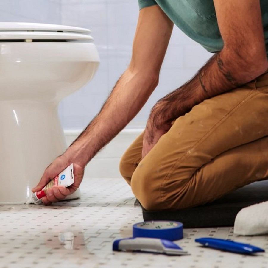 GE Advanced Silicone Caulk for Kitchen & Bathroom – 100% Waterproof Silicone Sea