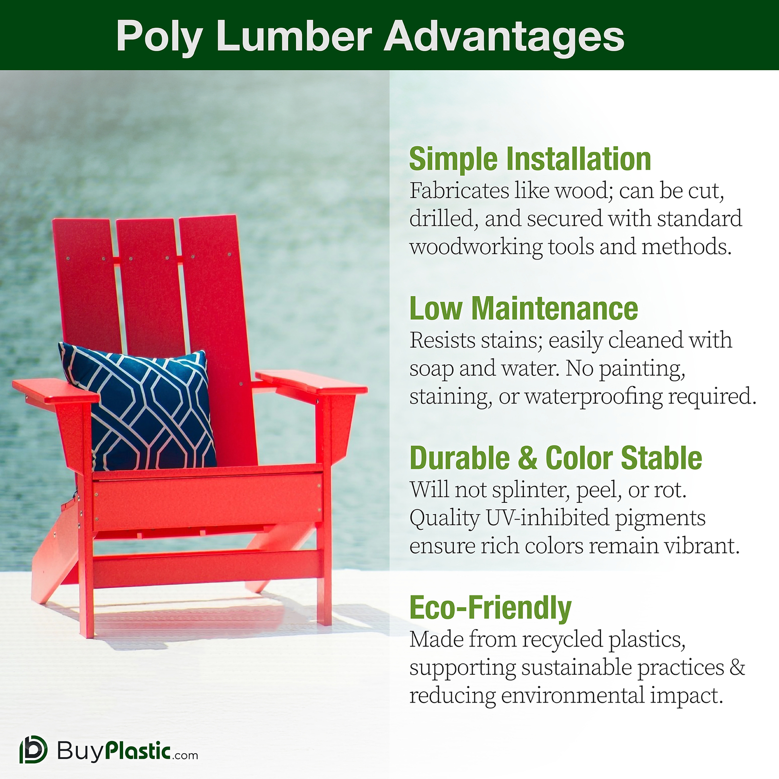 BuyPlastic Tangent Poly Lumber – Tudor Brown, 2×6 (1.5″ x 5.5″), 36″ L