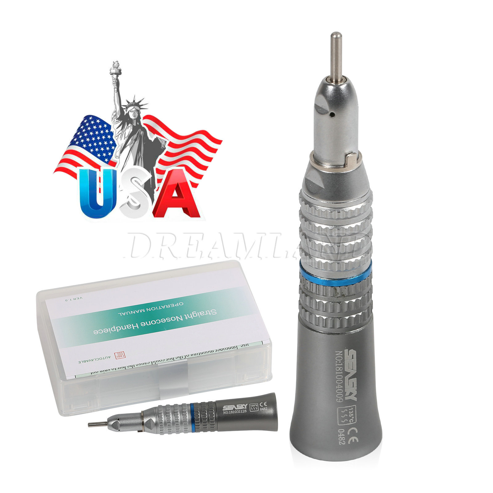 NSK Style Dental Slow Low Speed Handpiece Straight/Contra Angle/ Air Motor 2/4H