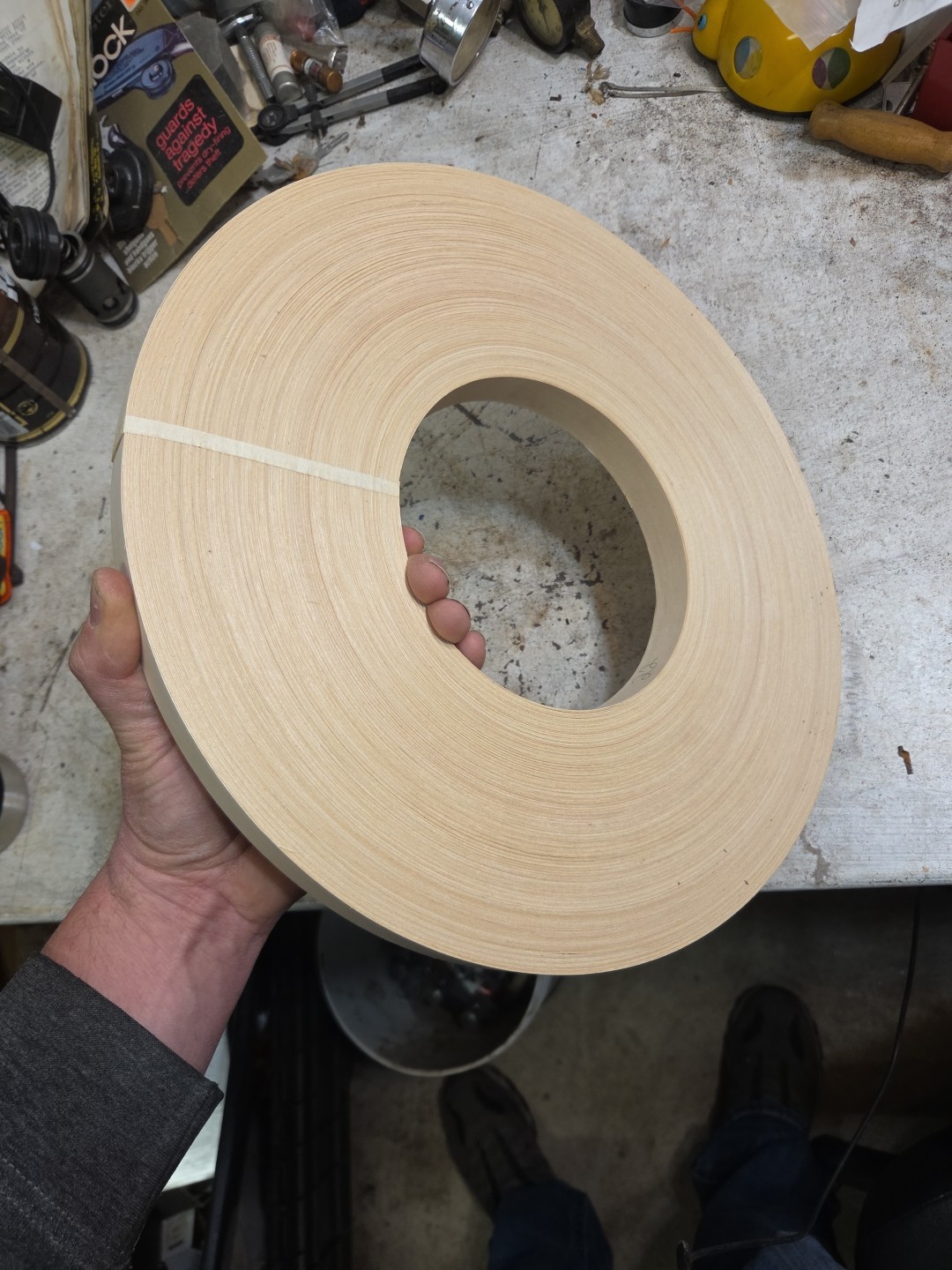Birch 7/8” X 500′ Roll Wood Veneer Edge Banding NO GLUE