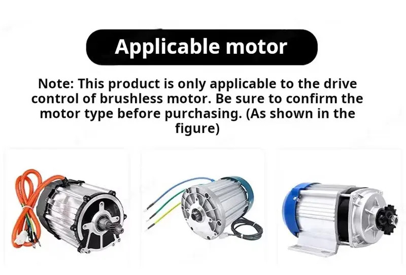 Brushless Motor Speed Controller DC12V 24V 36V 48V 3 Phase BLDC Pump Driver 16A