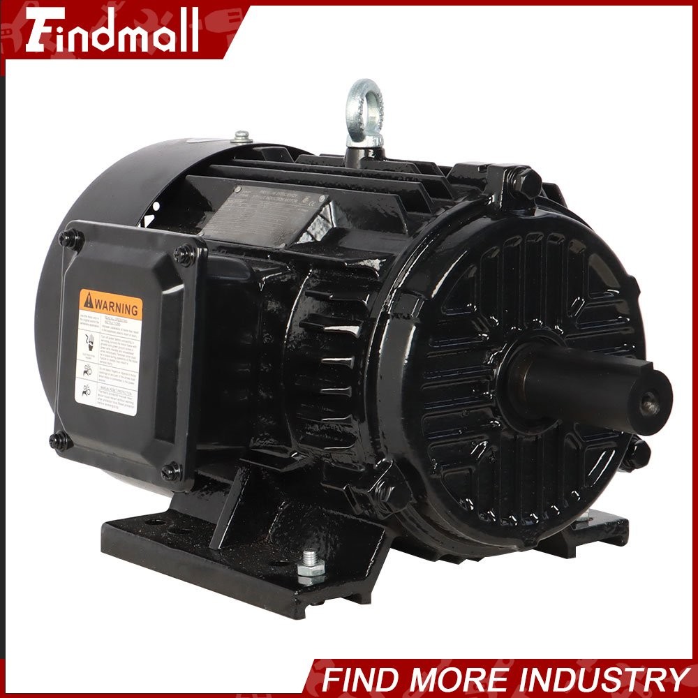 1800 RPM 5HP 3 Phase Electric Motor 184T Frame TEFC 230/460V Severe Duty US