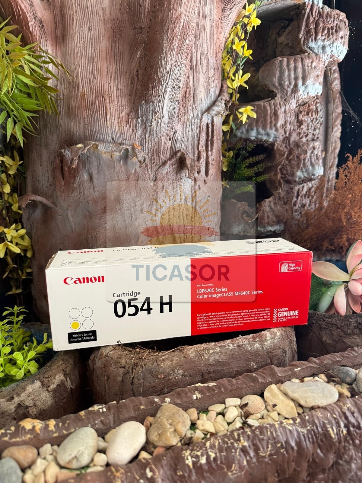 Canon 054H Genuine 4-Color High Yield Toner Cartridge Set (CMYK)