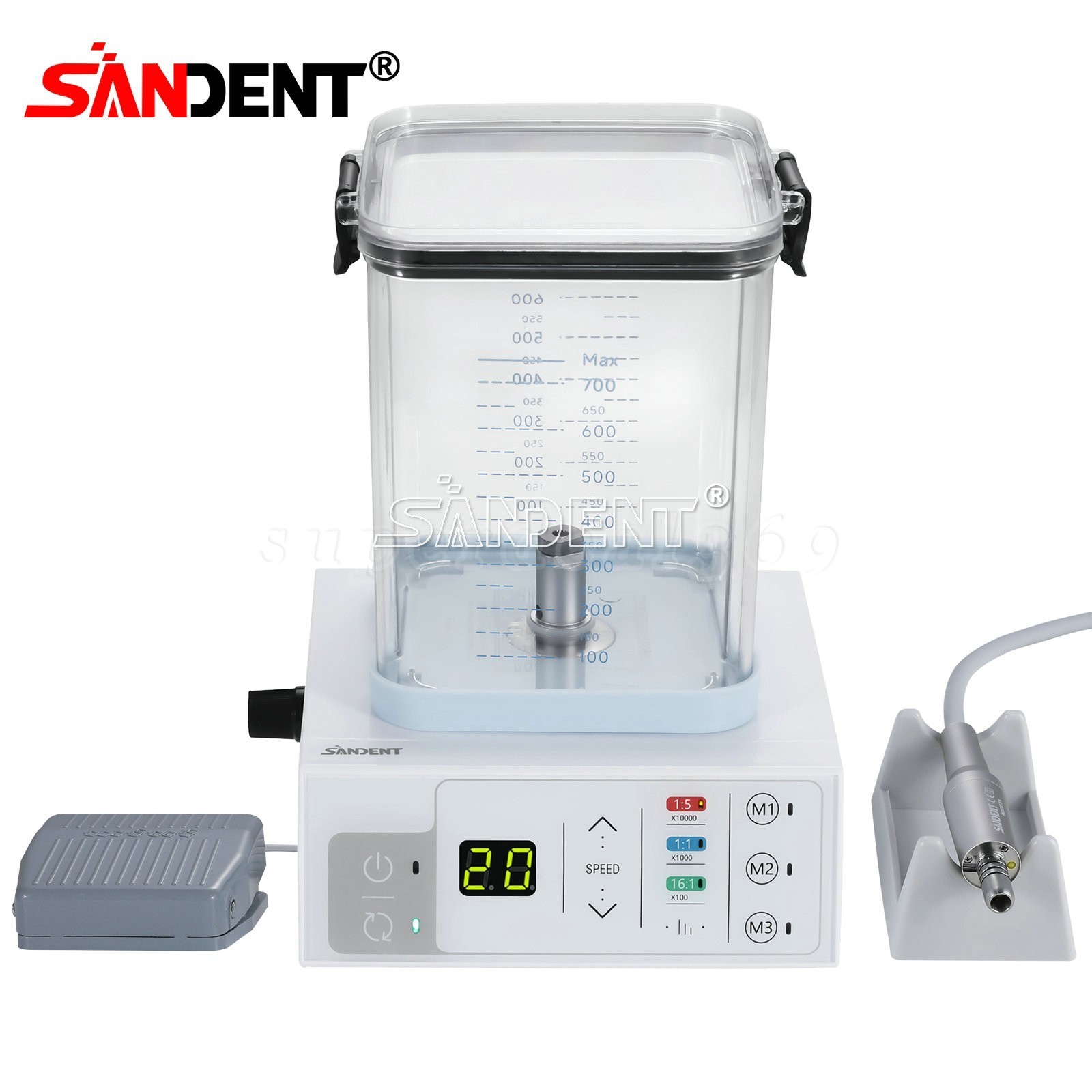 Dental Brushless LED Electric Micro Motor For Practice/1:5 Increasing Handpiece