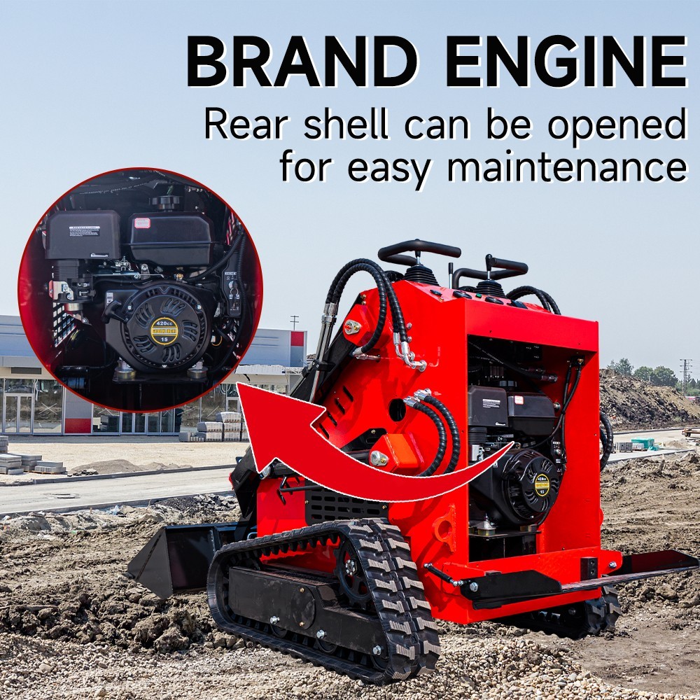 FREE SHIPPING 2025 Mini Skid Steer Loader 13.5HP EPA B&S Petrol Engine USA STOCK