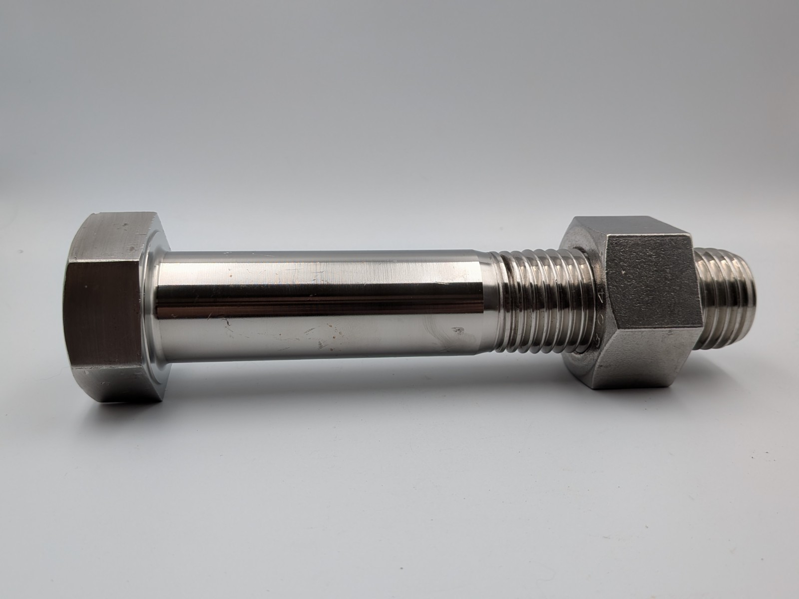 UNUSED 1-1/2″-6 X 8″ 304 Stainless Steel Hex Bolts With 304 Stainless Nuts