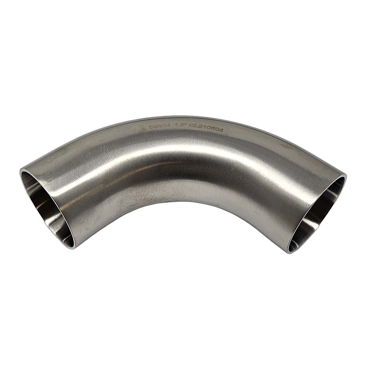 1 1/2 Inch Butt Weld Long Radius 90, 304 Stainless Steel