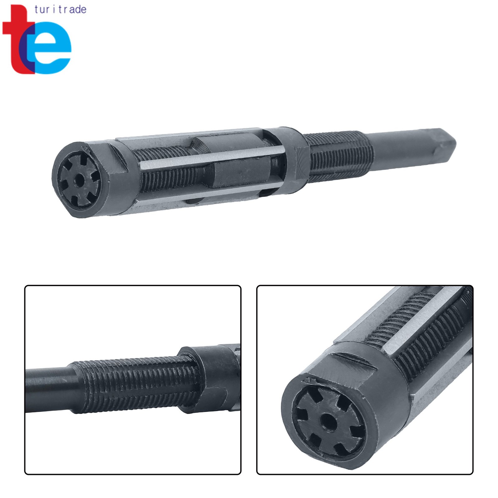 Adjustable Hand Reamer HSS H8 6 Flutes, 19-21mm Dia 181mm Length Tool