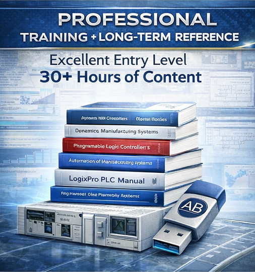 PLC Training MASTERY Course | COMPREHENSIVE Video Training & Books USB 2026 Edit
