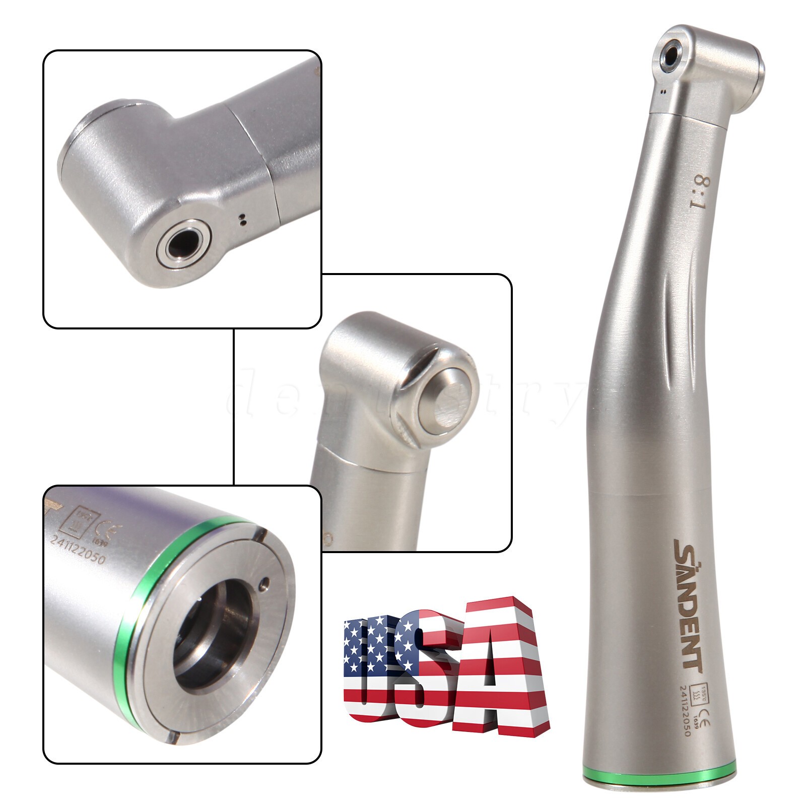 Dental 8:1 Endo Handpiece For Promark Endodontic Contra Angle