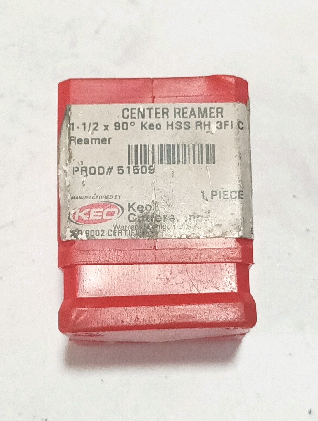 Keo Cutters 1-1/2″ x 90° HSS Center Reamer * 3 Flute Right Hand * 51509 *