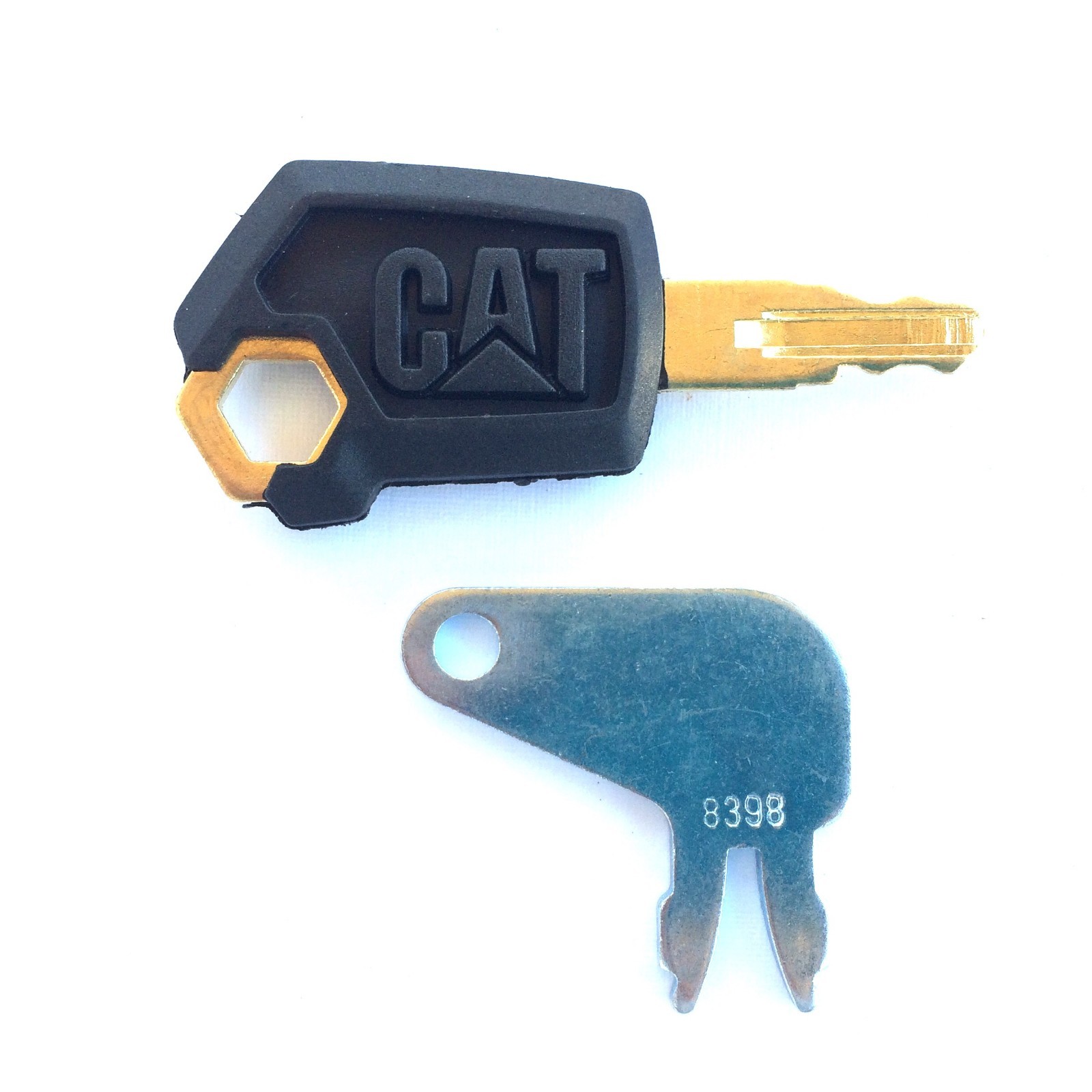 CAT – Caterpillar Equipment Key Set Ignition and Battery Disconnect with Logo