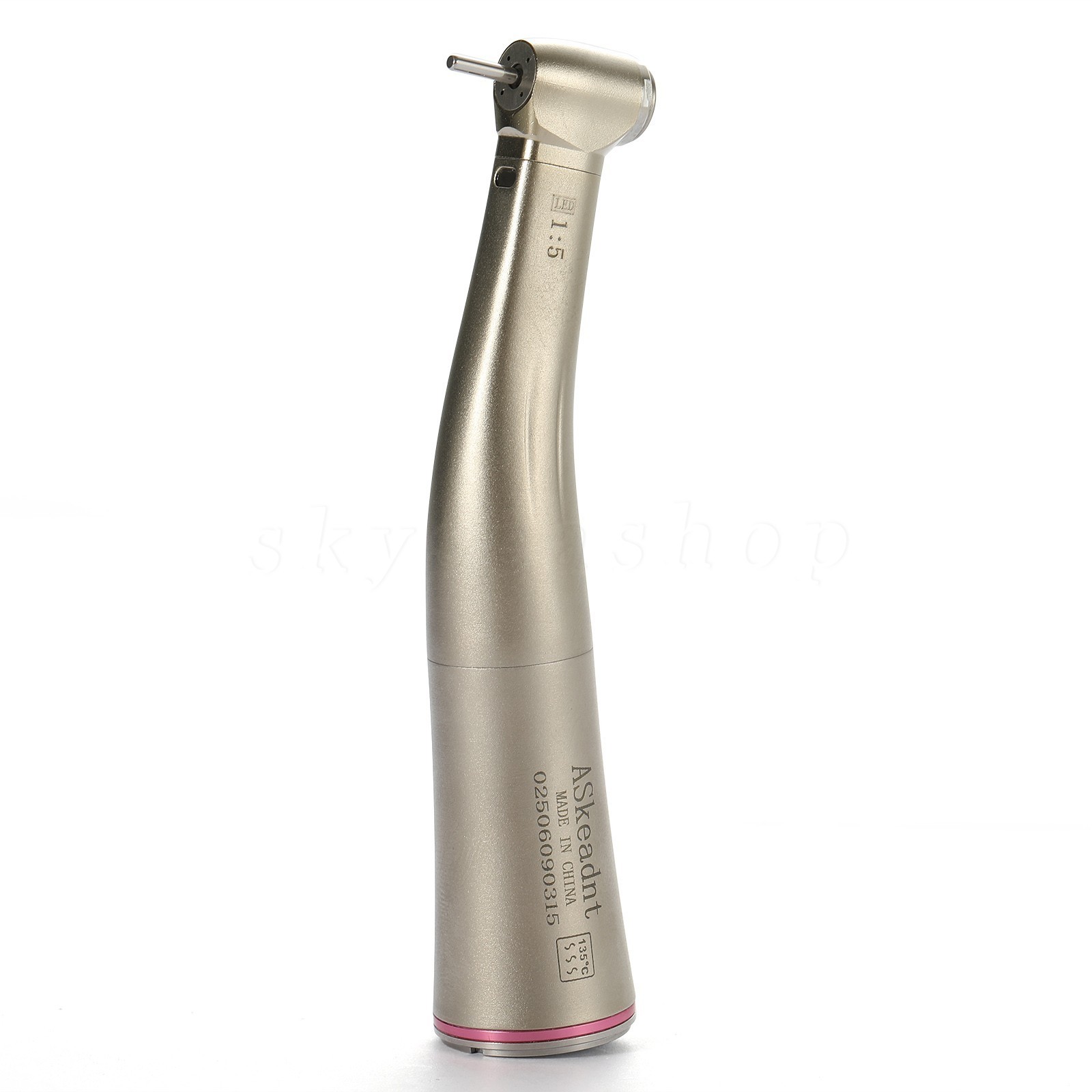 Electric Handpiece 1:5 1:4.2 Contra Angle 45Degree Surgical Fiber Optic Red Ring