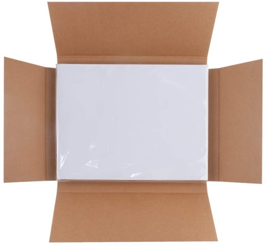 100 Full Sheet Shipping Labels 8.5×11 Self Adhesive Blank Paper for Laser/Inkjet
