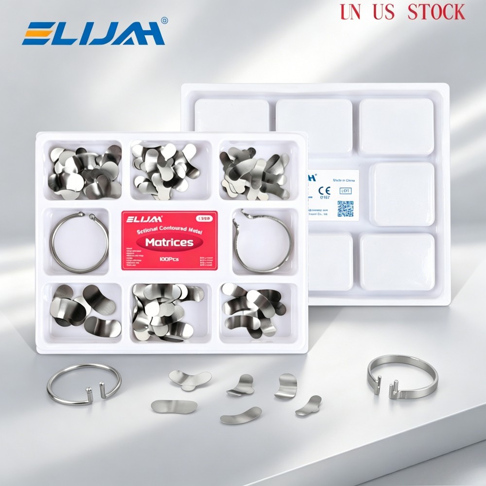 Dental Metal Matrices Sectional Contoured Matrix Refill Soft Band No1.398-100pcs