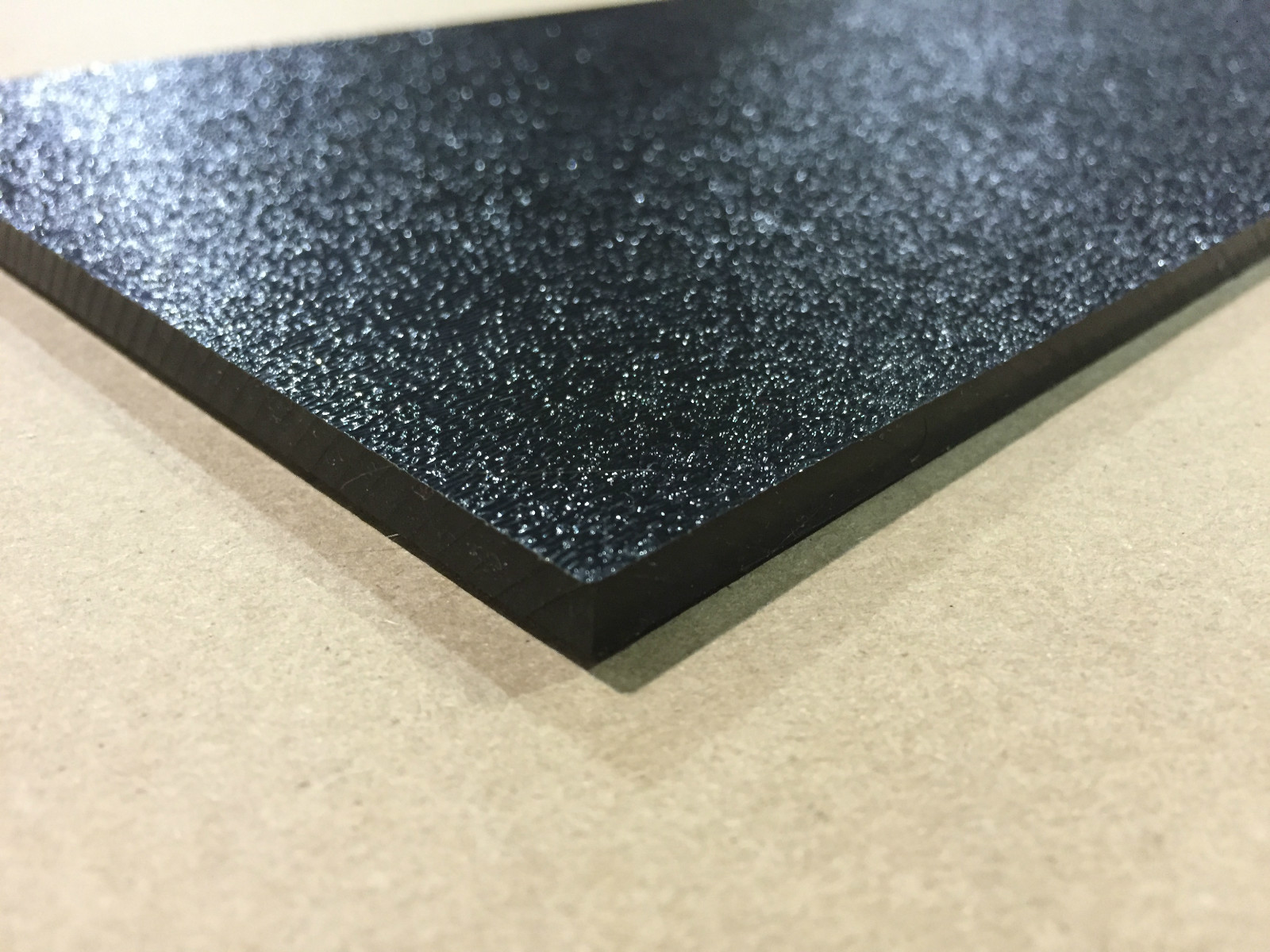 1 PC ABS Black Plastic Sheet 1/4″ x 8″ x 12″ (.250″) Haircell 1 side 6mm