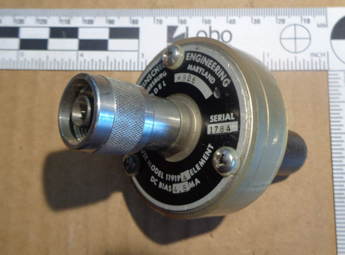 Weinschel M296 RF Microwave Detector Head Or Attenuator or ???