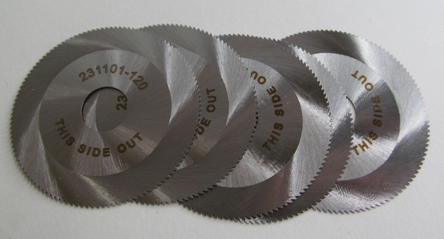 5-PACK HSS SLITTING SAW SLOTTING BLADES 50MM x 12MM ARBOR HOLE (2″ x 1/2″)