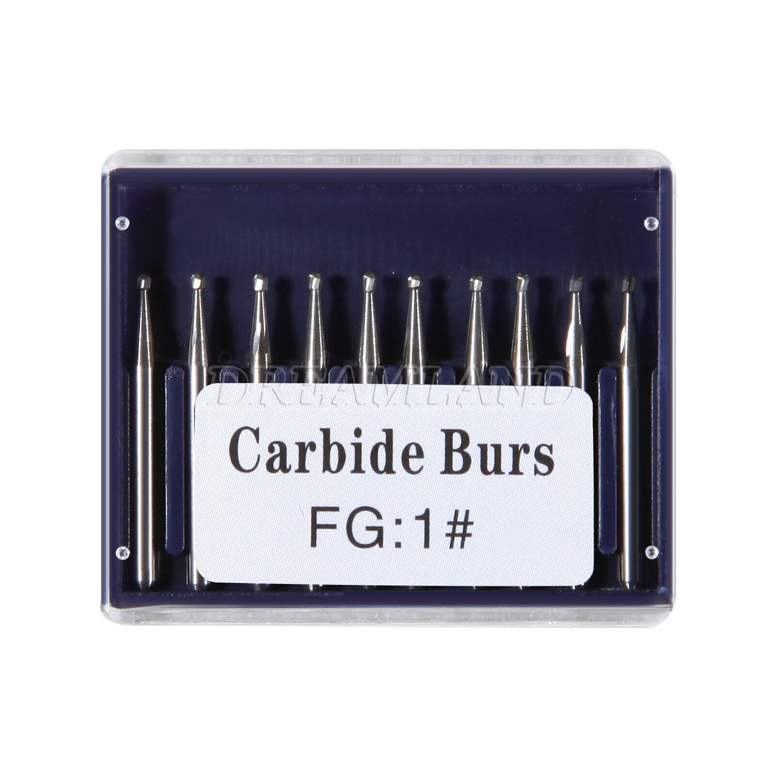 Round Carbide Burs for Friction Grip High FG (Choose Your Size & Qty) 19mm 25mm
