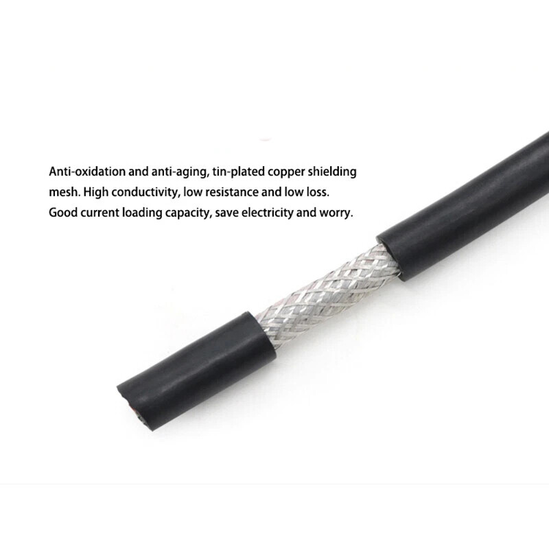 Multi-Core Flexible Silicone Screened Cable 0.3-2.5mm² Shielded Wire 2-6 Cores