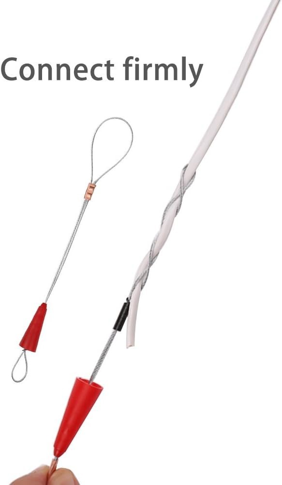 Electricians’ Choice: 49FT Fish Tape Wire Puller with 360-Degree Maneuverability