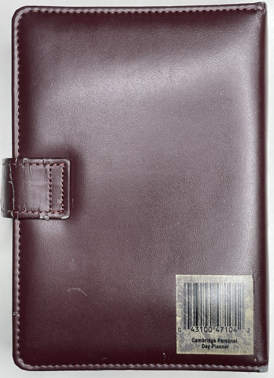 Cambridge Personal Day Planner Burgundy #47104 7.25 x 5.5″ NOS 1994 Vintage 90’s
