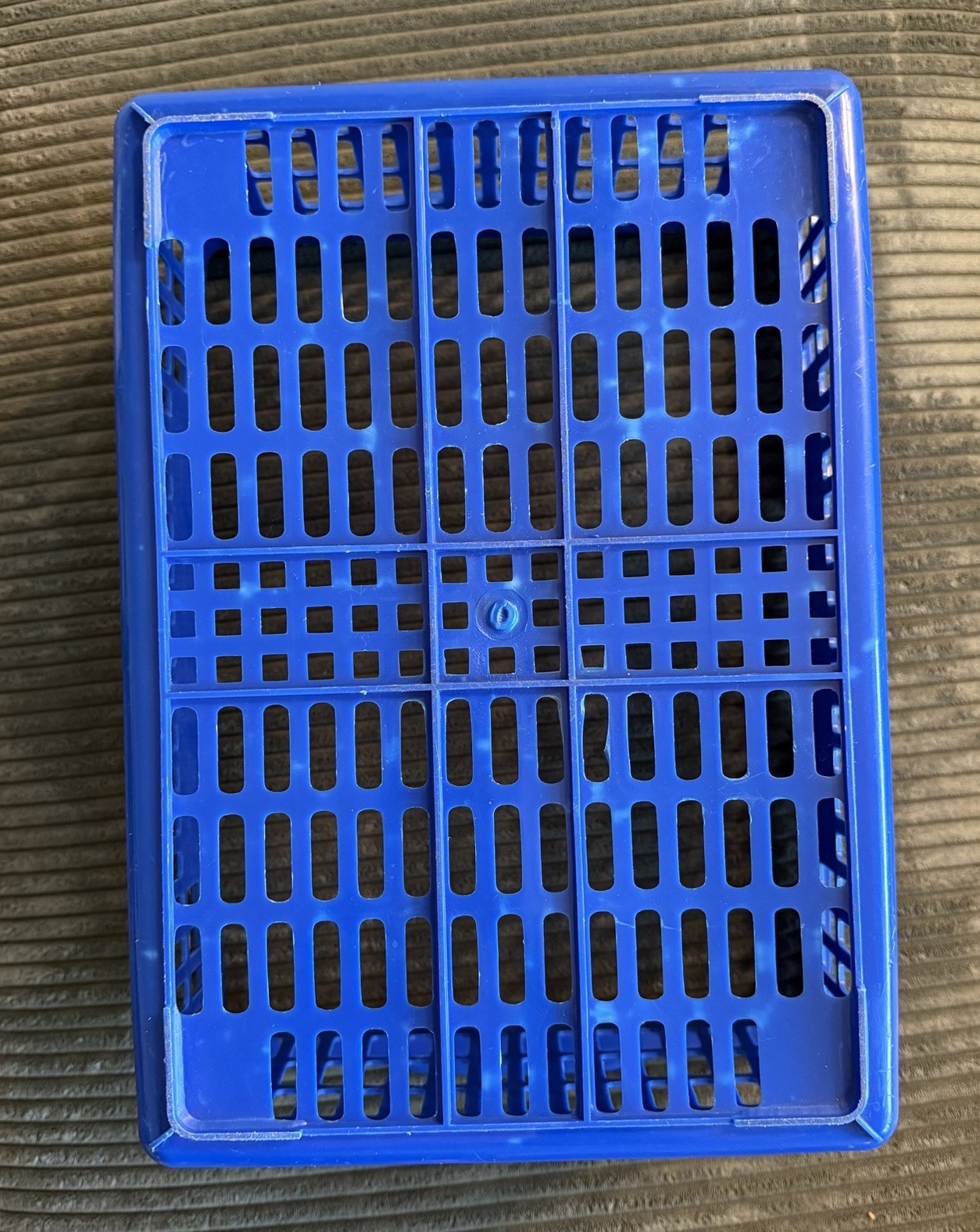 Full Sized Grocery Store Hand Basket Wal-Mart Blue Plastic Shopping Not A Toy