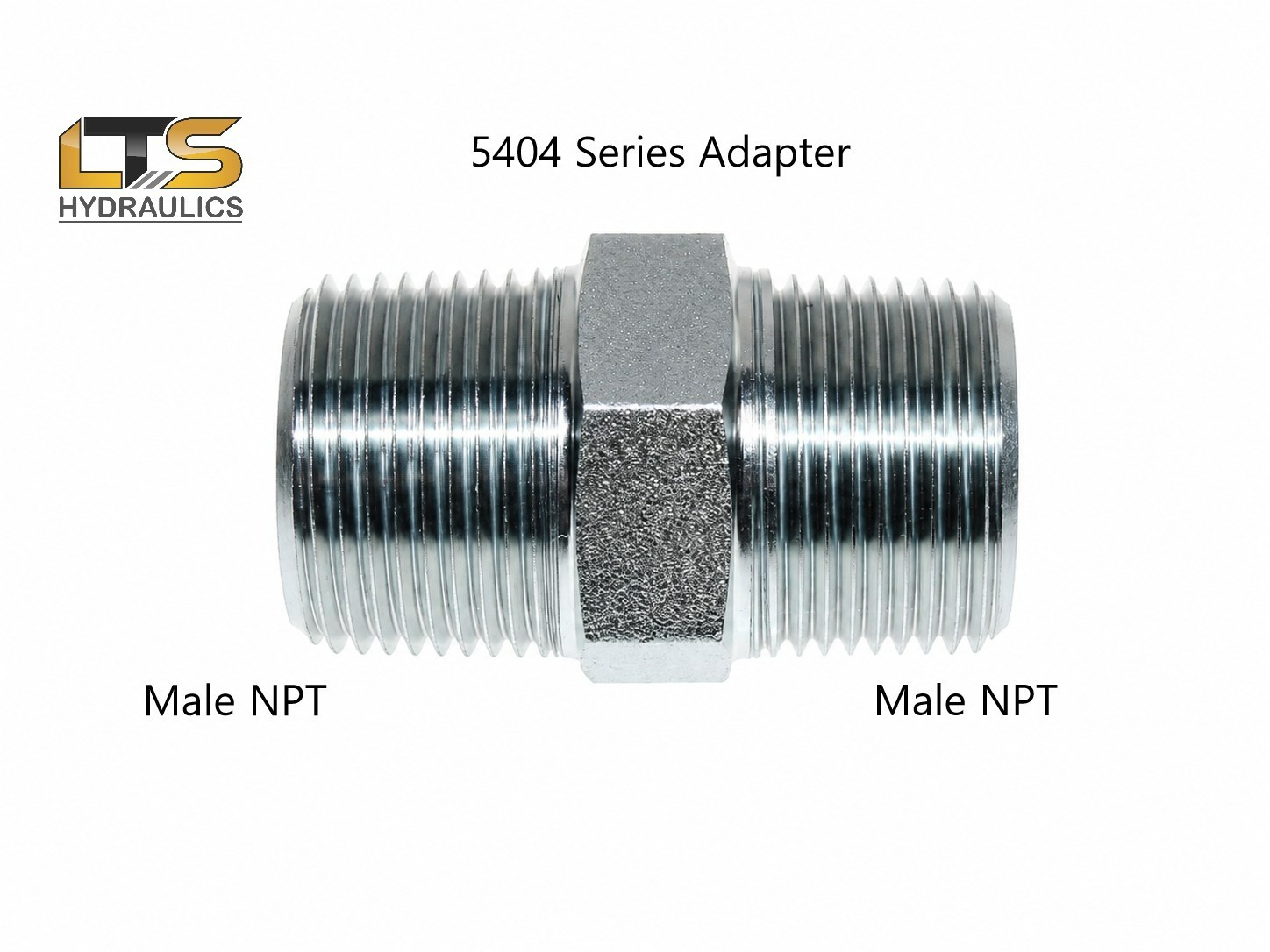 1/2″ Male Pipe NPT x 1/2″ Male Pipe NPT Coupling Hydraulic Fitting 5404-08-08