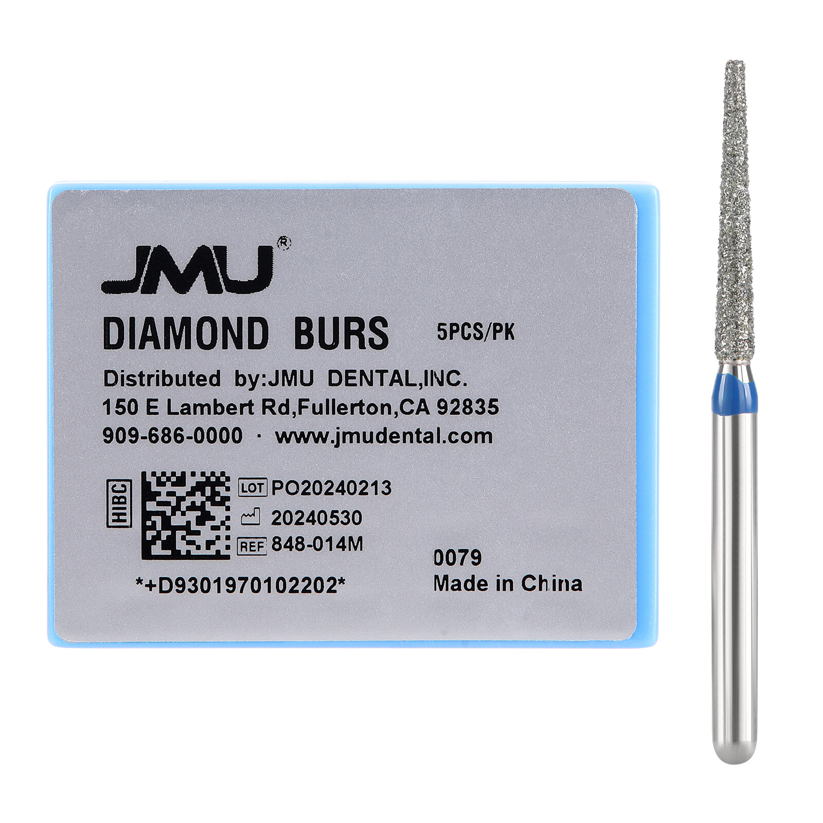 JMU FG Burs Flat End Taper Diamond Burs Medium Grit/Coarse Grit/Super Coarse