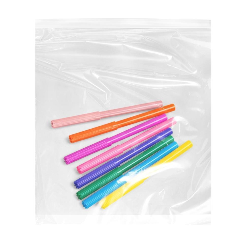 10000 Pcs 7″ x 8″ Zipper Bags Clear 2 Mil Reclosable Polybag Zip Seal Baggies