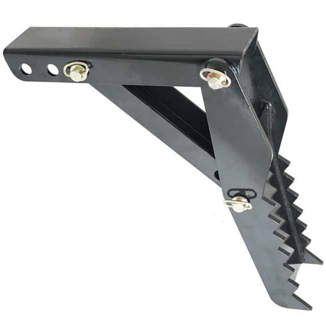 24″ Backhoe Thumb Hoe Clamp 1/2″ Steel Plate Assembly Weld On Adjustable Folding