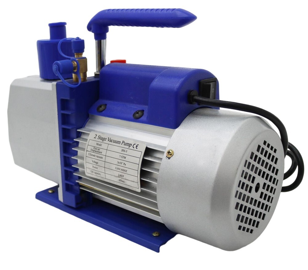 110V 1400W 1.9Cu ft Vacuum Drying Oven with 110V Vacuum Pump Rotary Vane Pump