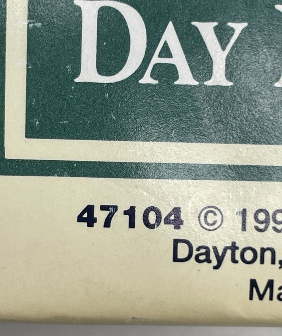 Cambridge Personal Day Planner Burgundy #47104 7.25 x 5.5″ NOS 1994 Vintage 90’s
