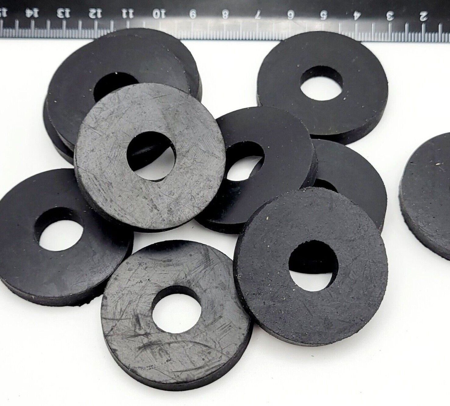 1/2″ ID Rubber Flat Washers 1 1/2″ OD 1/4″ Thick Spacers 1/2 x 1 1/2 x 1/4