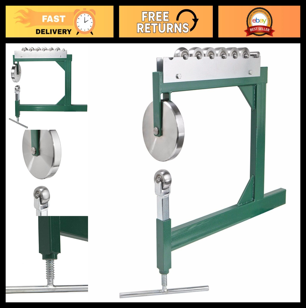 Sturdy Benchtop Fabrication Workbench – English Wheel for Metal Shaping, Auto &