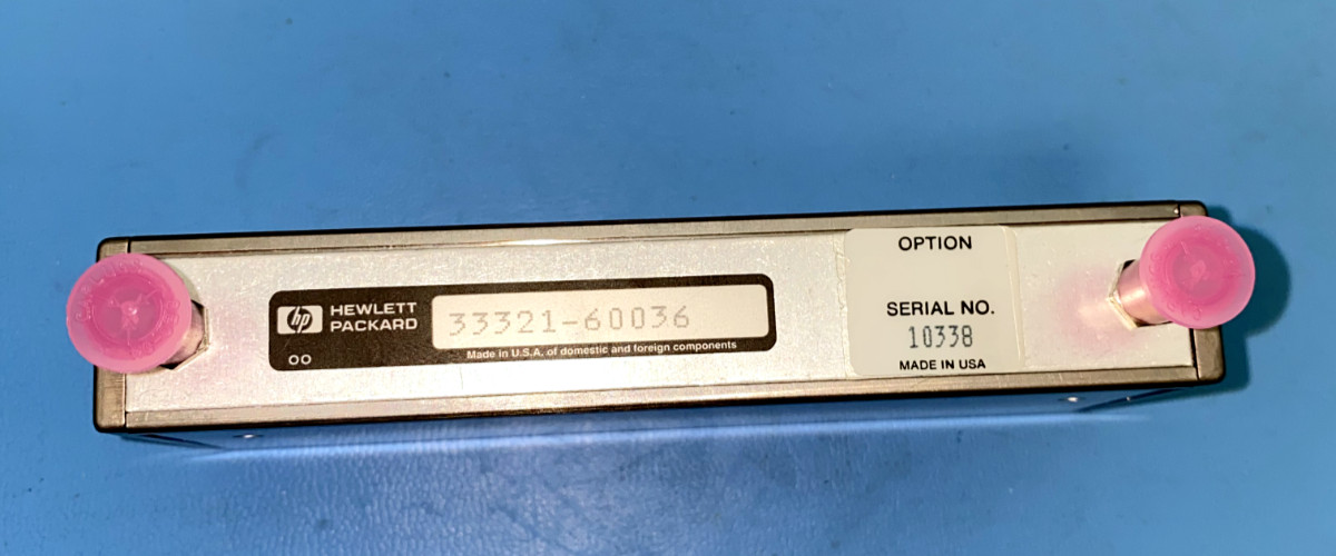 Hewlett Packard (HP) Agilent 33321-60036 UTG Attenuator Assembly 70DB Metric